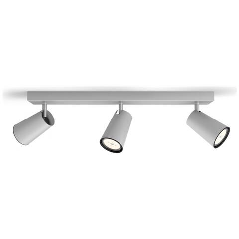 Plafoniera Regolabile - 3 Punti - Gu10 - Metallo - 93521 - Foto 4