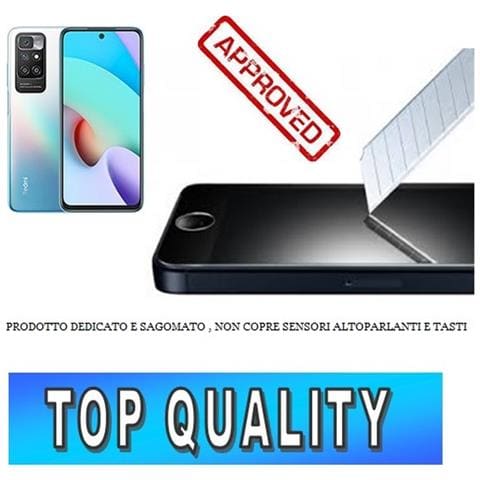 Tempered Glass Screen Protector Pellicola Vetro Temprato Xiaomi Redmi 10 - Redmi Note 11 4g - Foto 1