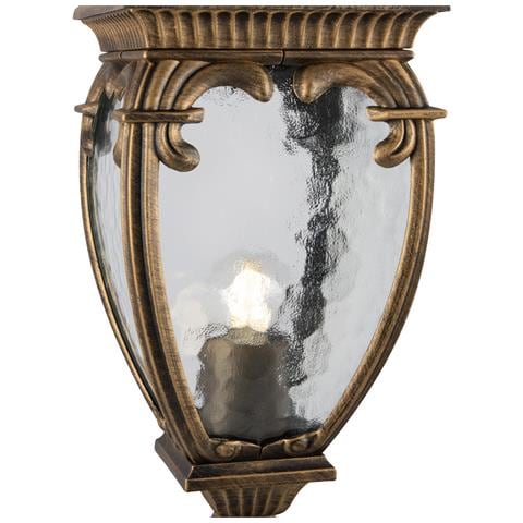 Lampada Da Terra Classica Da Esterno Alluminio Oro 1 Lucec E27 60w Ip44 - Foto 2