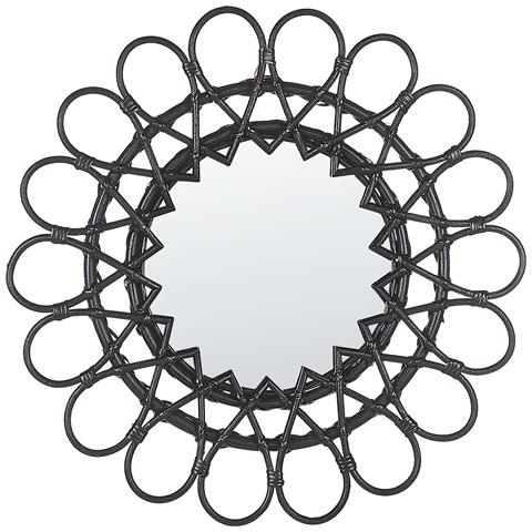 Specchio Babai Rattan Nero - Foto 5