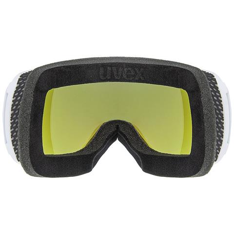 Maschera downhill 2100 CV occhialini per sport invernali Bianco Unisex Blu Vetri sferici - Foto 3