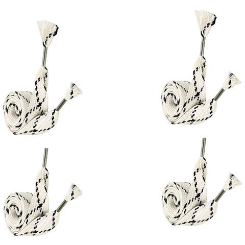 Lacci Per Scarpe Con Cordoncino In Vita Con Nappa (2 Paia) Beige M - Foto 1