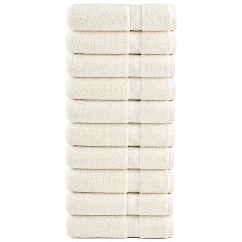 Asciugamani da Bagno SOLUND 10 pz Verdi 100x150cm 600 g /m² - Foto 1