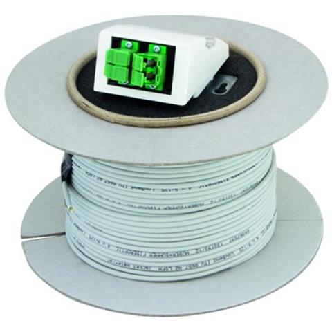 Telegrtner H02082a0004 Cavo A Fibre Ottiche 100 M Lc 4x Lc Bianco - Foto 1