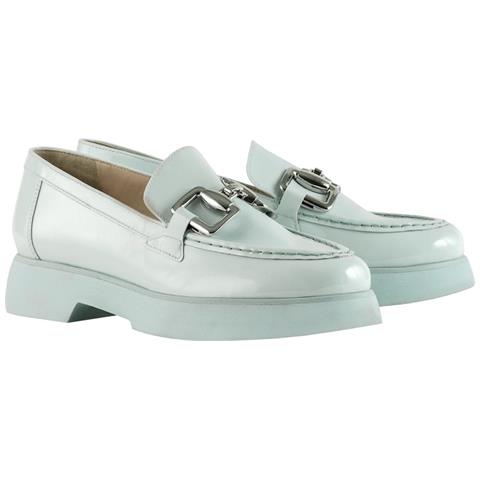 Max Loafers Mocassino Pelle Scarpe Donna Blu Eu 40, 5-101614 8300 - Foto 2