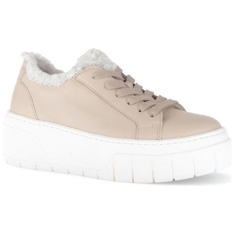 Leisure Trainers Sneakers Pelle Scarpe Donna Beige Eu 36, 53.221.22 - Foto 1