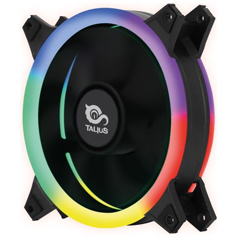Ventola PC Siroko Spectrum RGB Diametro 12 cm Colore Nero - Foto 1