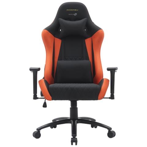 Sedia Da Gaming Ufficio Poltrona Scrivania Arancione Regolabile - Foto 1