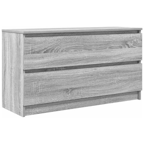 Mobile Tv Grigio Sonoma 100x35x54 Cm In Legno Multistrato - Foto 2