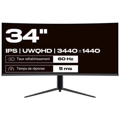 Monitor Curvo Per Pc | 34"" | Wqhd | Pannello Ips | Usb-c (+ Carica 65w) - Foto 7