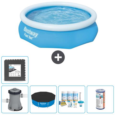 Piscina Fuori Terra - In Giro - 305x76 Cm - Blu - Include Accessori Coordinati Cb13 - Foto 1