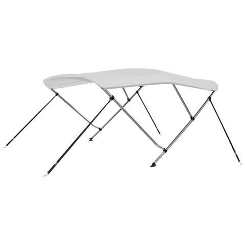 Bimini Di Prua Con Tendalino A 3 Archi Bianco 183x160x137 Cm - Foto 2