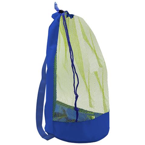Borsa A Rete In Poliestere Blu Per Riporre Giocattoli Da Sabbia E Attrezzi - Foto 1