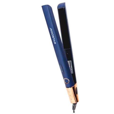 Piastra Per Capelli 2 In 1 Lisciante E Arricciante 55w Blu-oro 5 Livelli - Foto 1