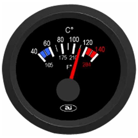 Indicatore Temperatura Acqua Analogico 40-120° Da 24v - Foto 1