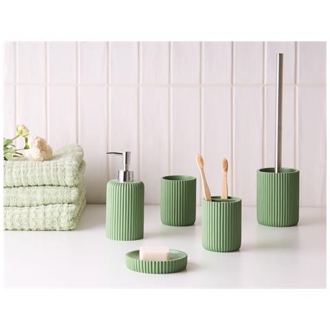 Set Da 5 Accessori Per Il Bagno Camana Verde - Foto 1
