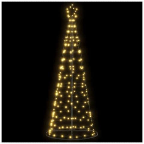 Albero di Natale a LED 200 LED Bianco Caldo 182 cm - Foto 2