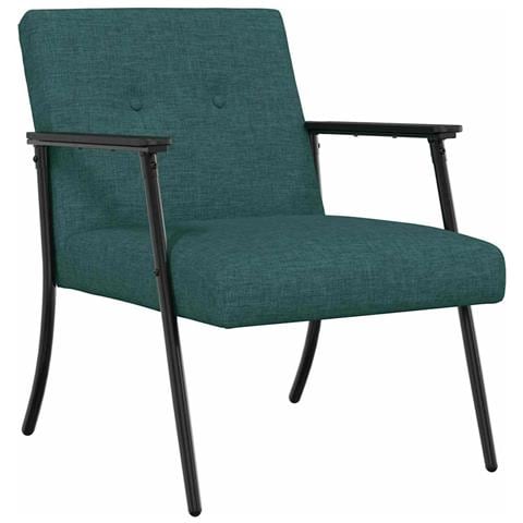 poltrona Verde Scuro 59 x 75 x 78 cm Tessuto - Foto 1