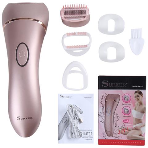 Epilatore Elettrico Rosa - Ricaricabile, Impermeabile E Portatile - Foto 1