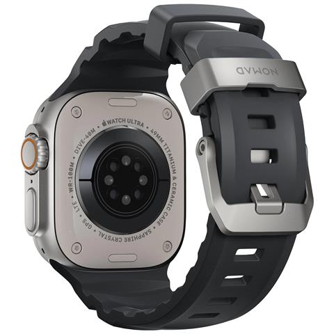 Bracciale Sportivo Impermeabile Da 49 Mm Per Apple Watch Modello Rocky Point, Argento - Foto 1