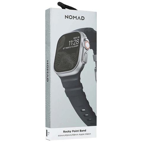 Bracciale Sportivo Impermeabile Da 49 Mm Per Apple Watch Modello Rocky Point, Argento - Foto 5