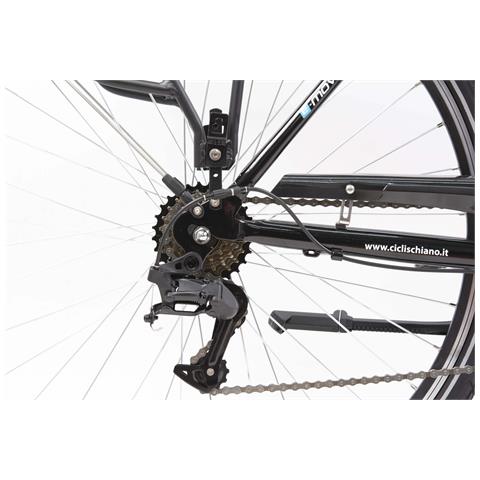 Sch E-moving 28'' - City E-bike, Telaio Alluminio, Ruote 28'', Cambio 7 Velocità, Motore 250 W, Batteria 36v X 13 Ah - Colore Nero - Foto 2