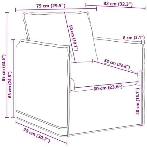 Divano 2 pcs Grigio chiaro 196 x 82 x 85 cm Tessuto - Foto 9