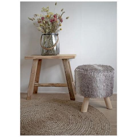 Tappeto Bombay In Iuta Intrecciata Naturale Ø150 Cm - Foto 2
