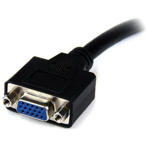Adattatore cavo DVI a VGA da 20 cm - DVI-I maschio a VGA femmina - Foto 2