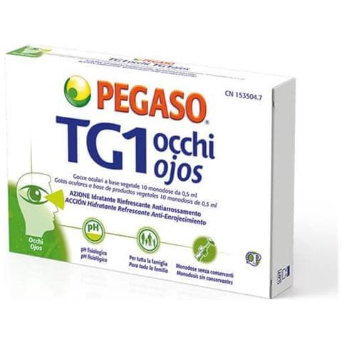 tg1 occhi collirio 10 fiale monodose da 0,5 ml - Foto 3