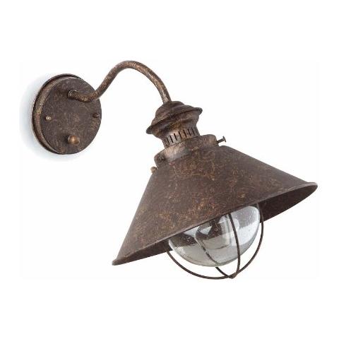 Faro 71110 - Náutica Lampada Da Parete Marrone Ossido 260diam - Foto 1