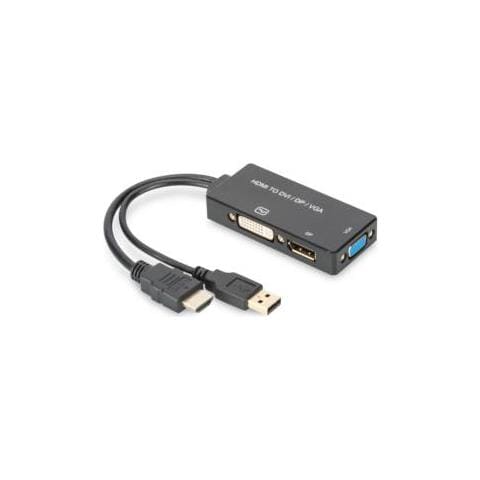 Adattatore Hdmi - Dp+dvi+vga 3 In 1 - Foto 1