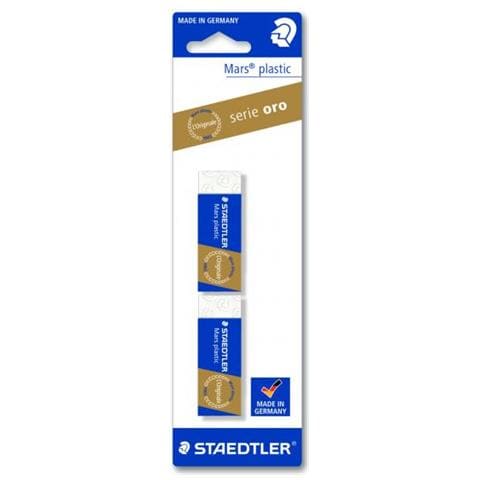 Conf. 2 Gomme Cancellatura Mars Plastic 65x23x13 Mm - Foto 1