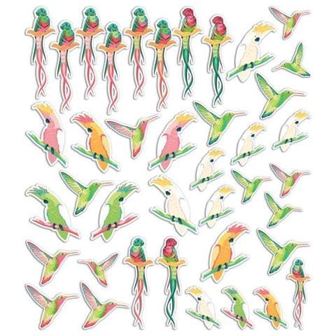 40 Die-cut - Uccelli Tropicali - Foto 3