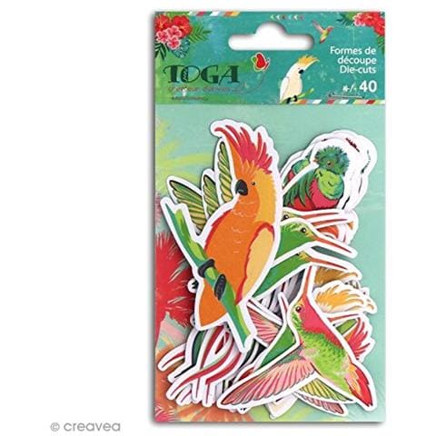 40 Die-cut - Uccelli Tropicali - Foto 2