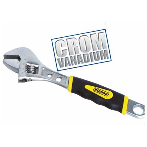 Chiave Regolabile Crescent Acciaio Cr-v Impugnatura Soft-grip 250 Mm - Foto 1