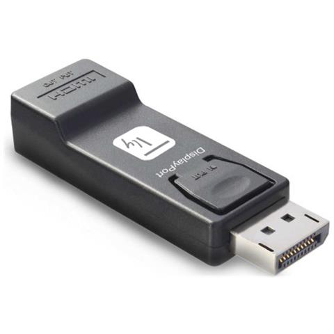 IADAP DSP-2124K3 Adattatore Convertitore da DisplayPort 1.2 a HDMI 4K 30Hz - Nero - Foto 1