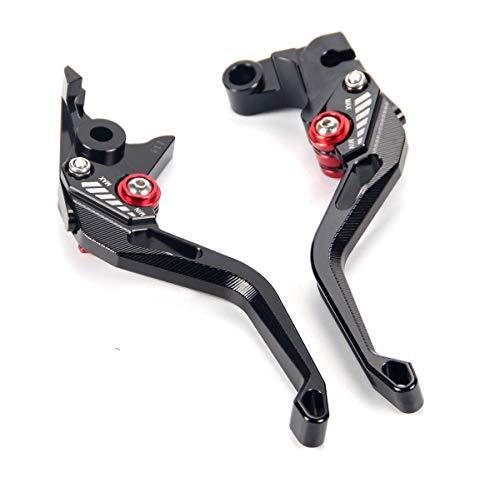 Breve Freno Leve Di Frizione Regolabili Per Yamaha Yzf-r125 125r 2013-2019 Mt-125 2014-2019 Nera - Foto 1
