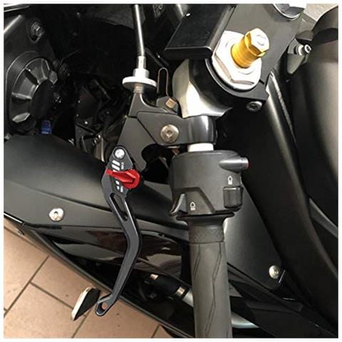 Breve Freno Leve Di Frizione Regolabili Per Yamaha Yzf-r125 125r 2013-2019 Mt-125 2014-2019 Nera - Foto 4