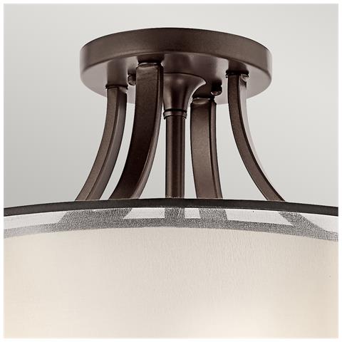 4 Light Semi-flush Mount, Mission Bronze, E27 - Foto 2