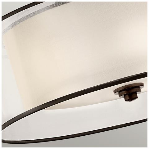 4 Light Semi-flush Mount, Mission Bronze, E27 - Foto 5
