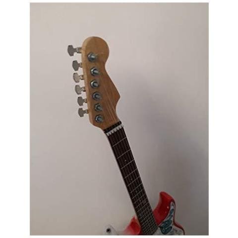 Jimi Hendrix Monterey Stratocaster - Chitarra Miniatura Replica (uk Seller) - Foto 2