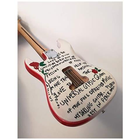 Jimi Hendrix Monterey Stratocaster - Chitarra Miniatura Replica (uk Seller) - Foto 4