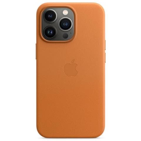 Cover per cellulare - con MagSafe - pelle - marrone dorato - Foto 1