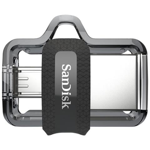 173386 128GB USB 3.0 (3.1 Gen 1) Type A / micro-B Nero, Trasparente unità flash USB - Foto 2