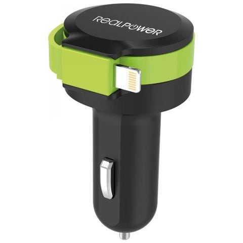 Car Charger L - Integrated Lighning Cable+ 1x Usb (257637)  - Foto 3