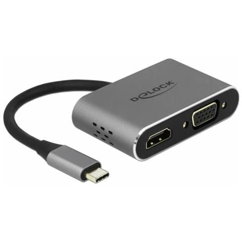 64074 replicatore di porte e docking station per laptop USB 3.2 Gen 1 (3.1 Gen 1) Type-C Grigio - Foto 2