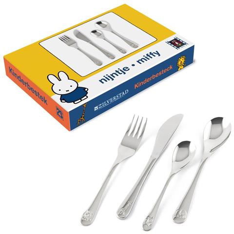 Miffy Zoo 4pezzo (i) Argento set di posate - Foto 1