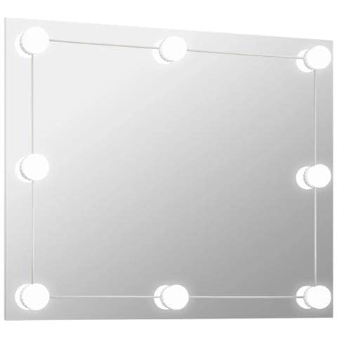 Specchio Parete Rettangolare Senza Cornice Con Luci Led Vetro - Foto 1