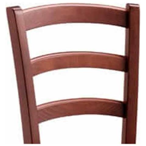 Sedia Modello Venezia Con Seduta In Legno Massello Noce Scuro - Foto 5